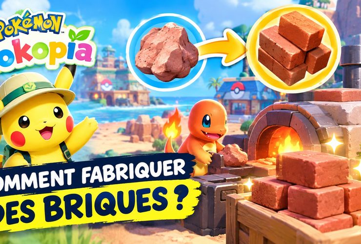 Fabriquer des briques dans Pokopia