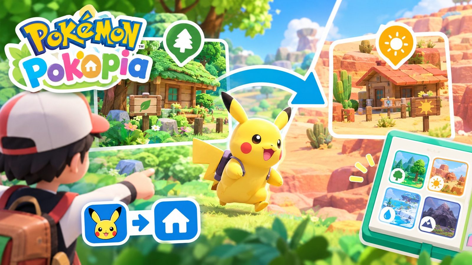 Pokopia déplacer Pokémon