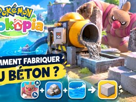 fabriquer béton Pokopia